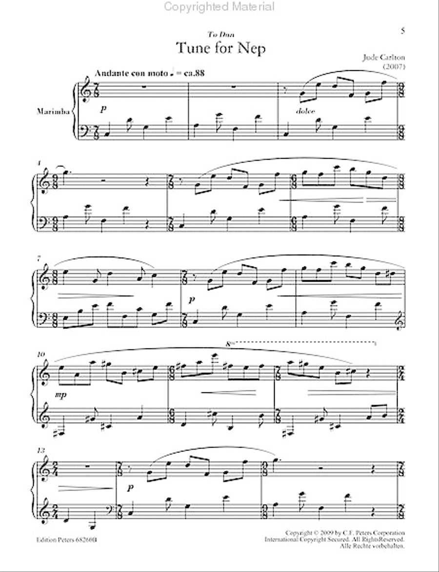 Intermediate Masterworks for Marimba, Volume 2 Marimba scores gallery preview page 3