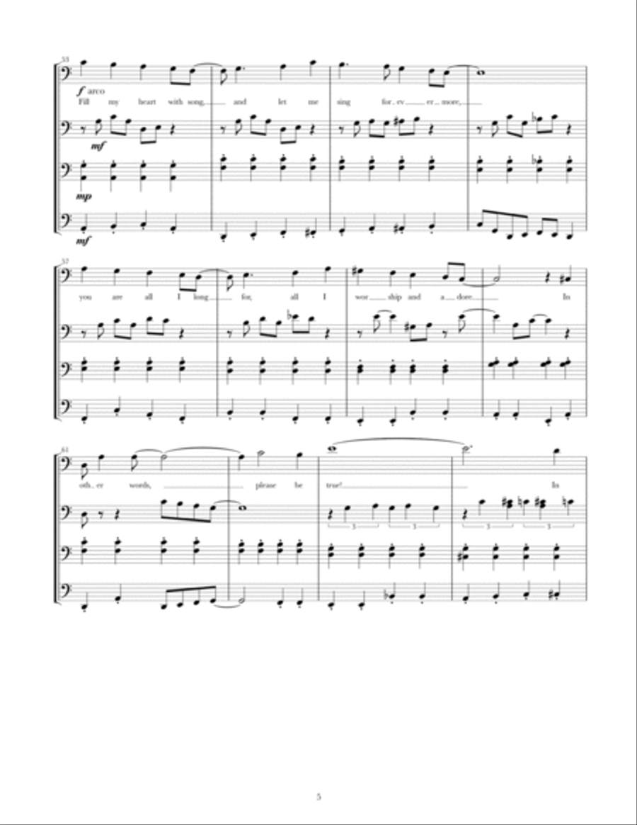 Fly Me To The Moon (in Other Words) Cello scores gallery preview page 5