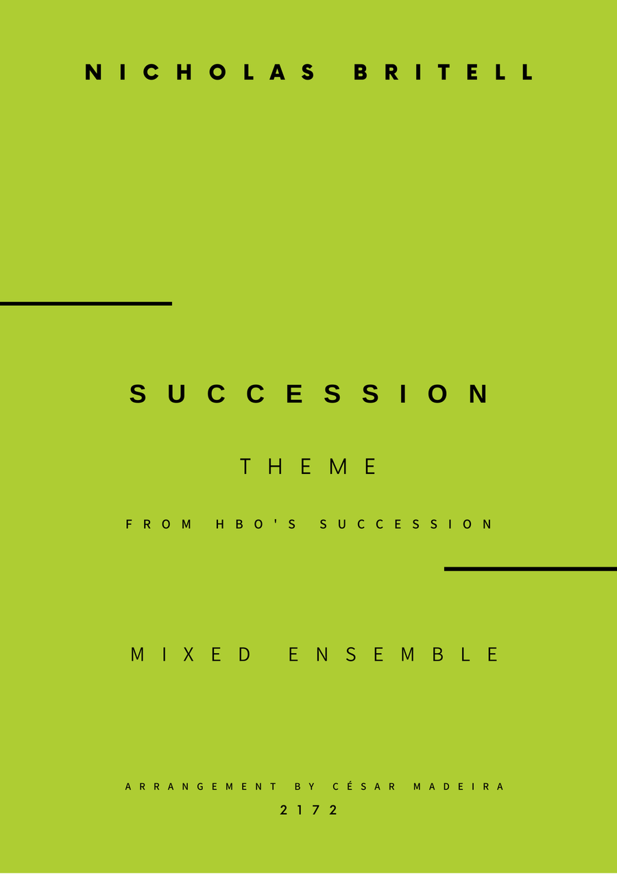 Succession Theme Large Ensemble scores gallery preview page 1