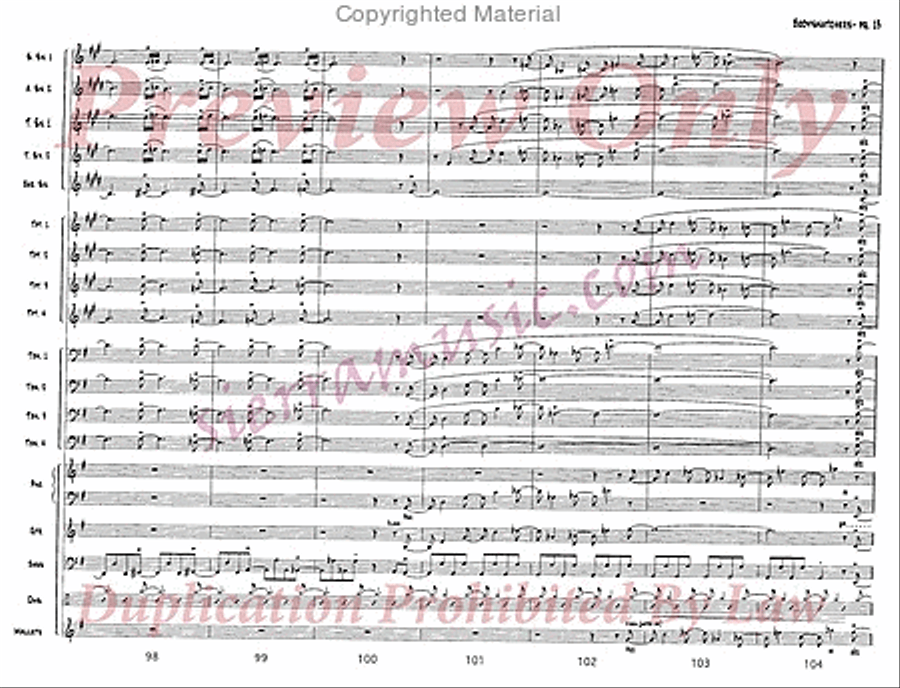 Bodysnatchers Bodysnatchers Jazz Ensemble scores gallery preview page 14