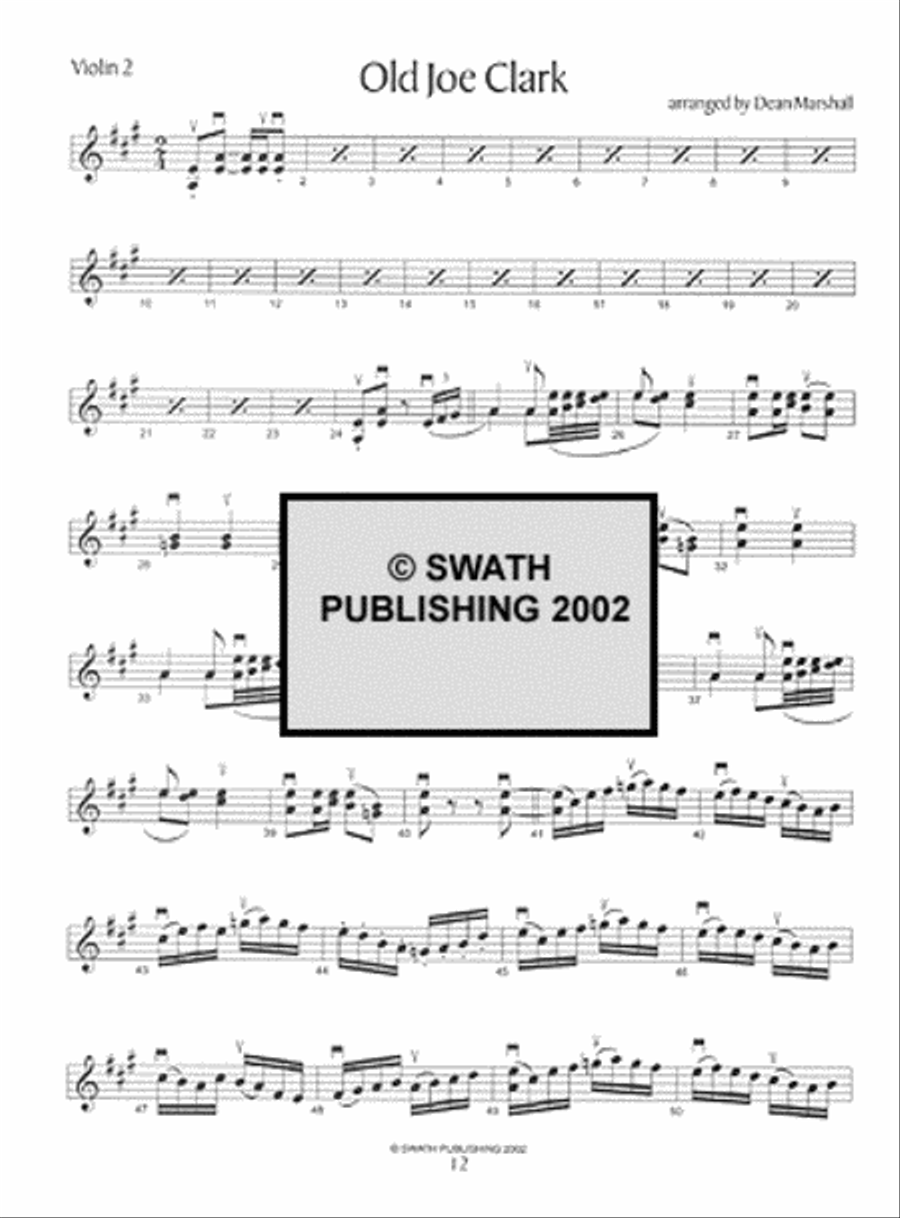 Barrage Volume 1 Violin scores gallery preview page 2