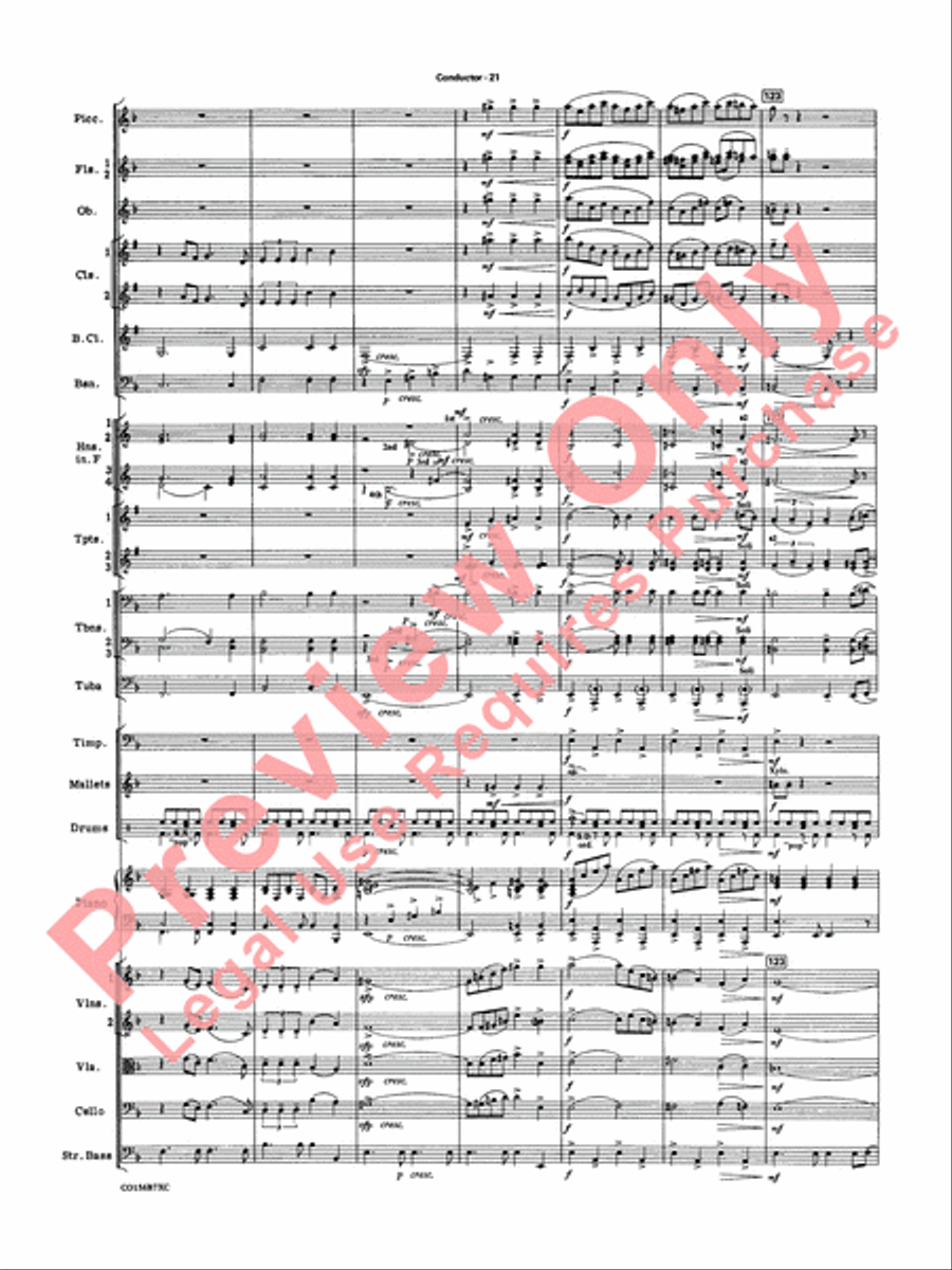 Themes from 007 Full Orchestra scores gallery preview page 24