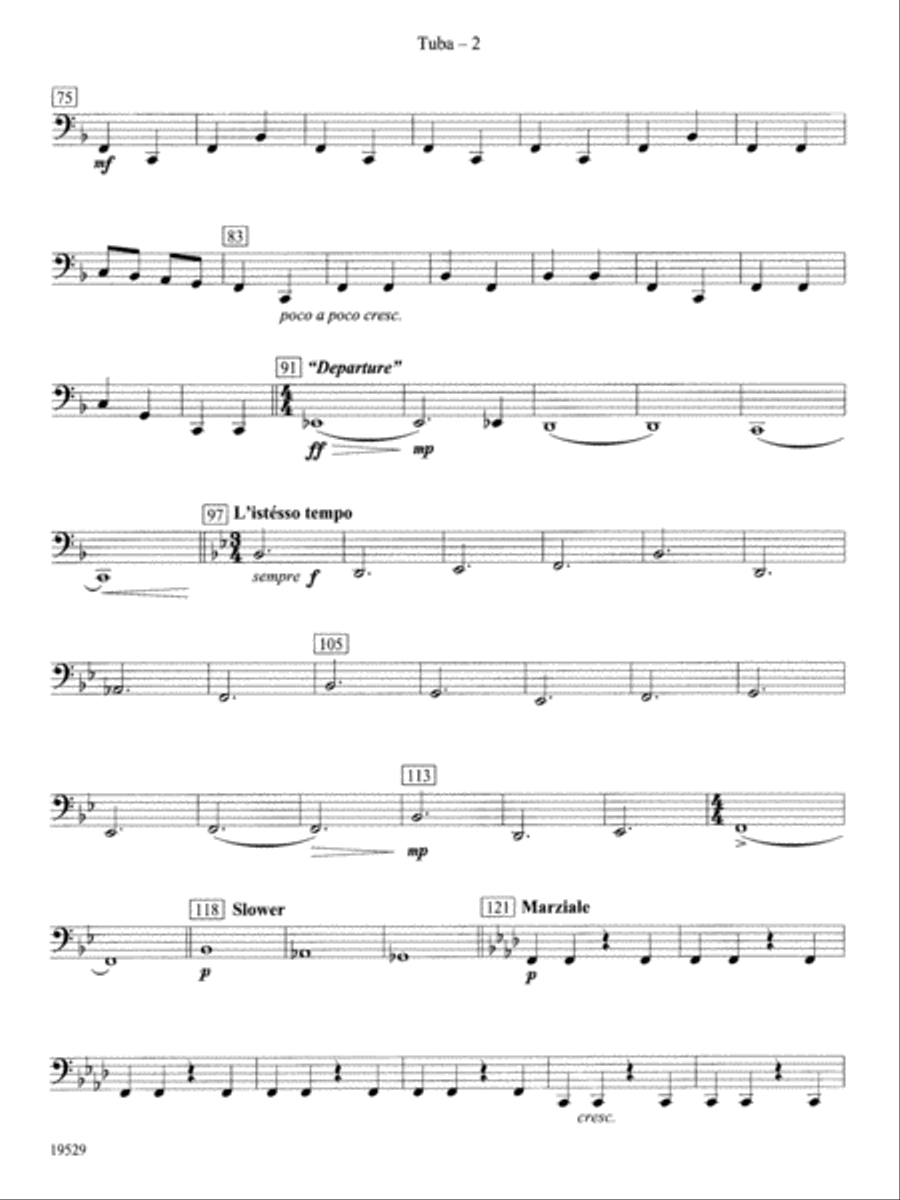 The Road Unknown: Tuba Concert Band scores gallery preview page 2