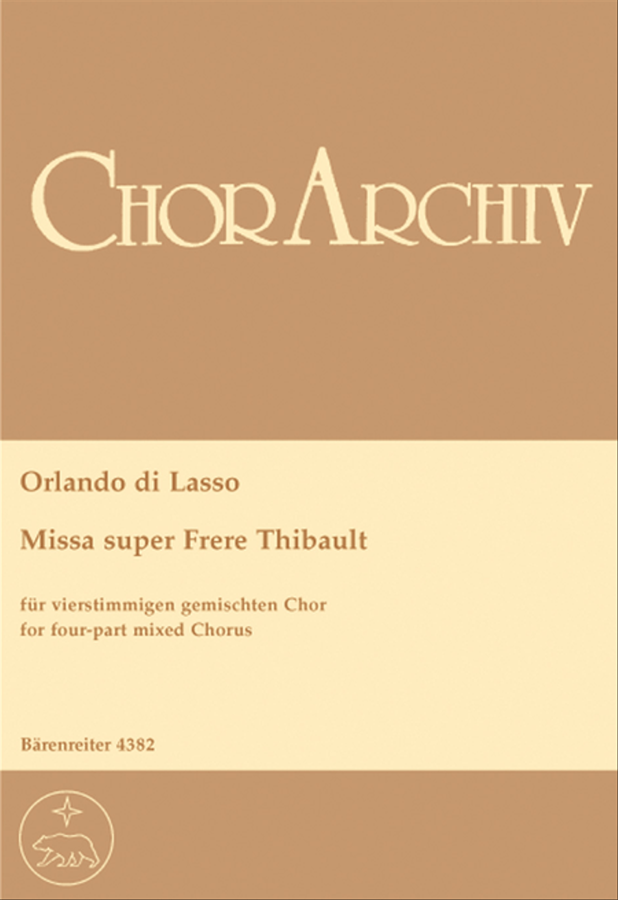 Missa super 'Frere Thibault' 4-Part scores gallery preview page 1