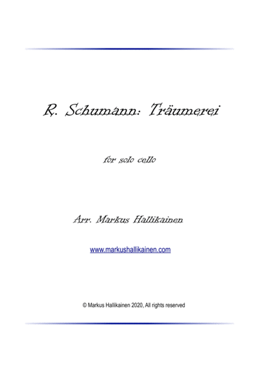 R.Schumann Träumerei (Reverie) for cello solo