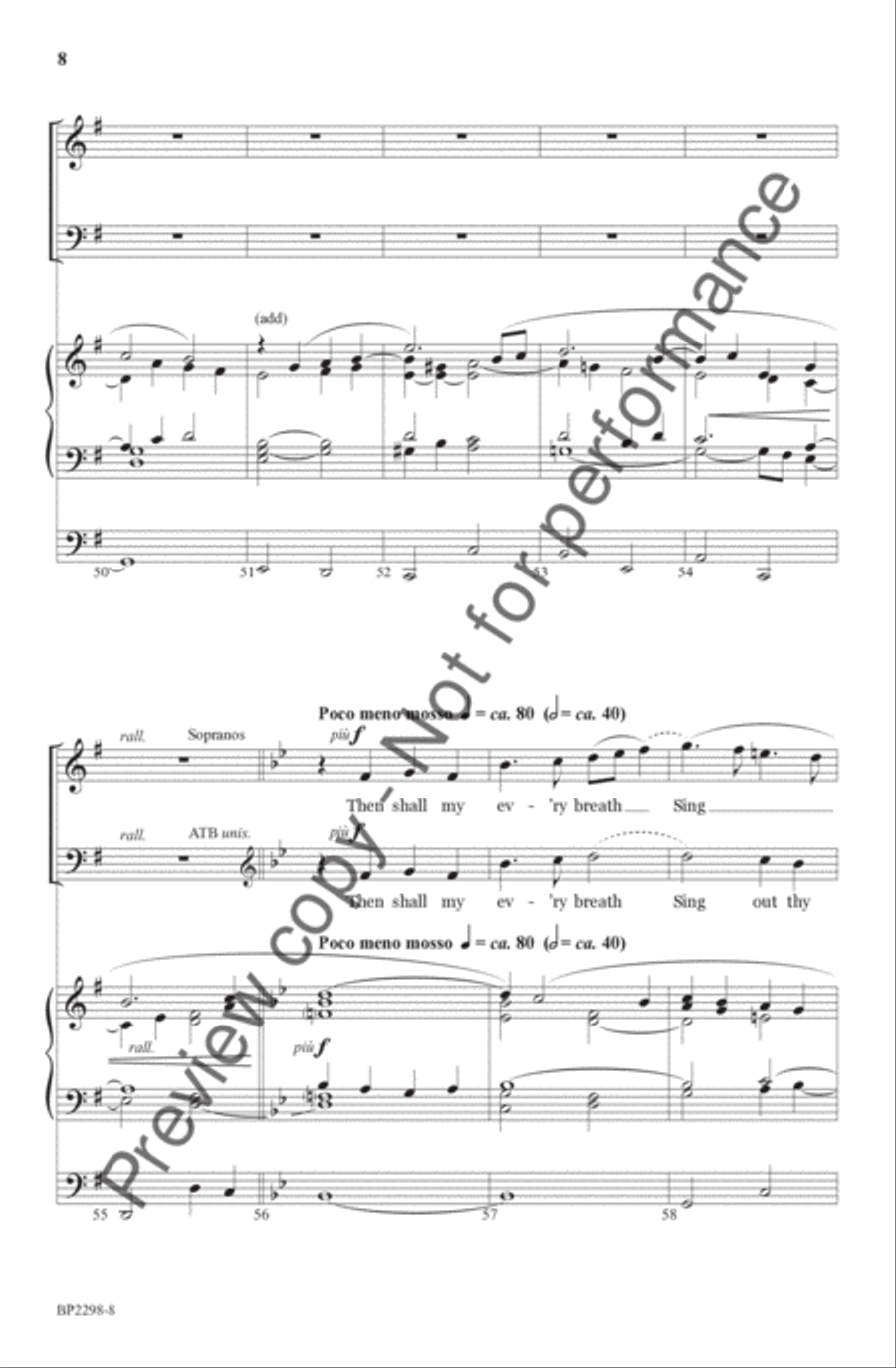 More Love To Thee - Helvey 4-Part scores gallery preview page 9