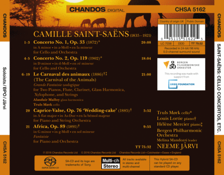 Saint-Saens: Cello Concertos and other works
