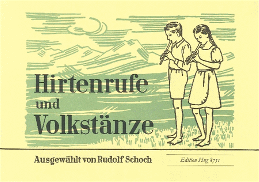 Hirtenrufe & Volkstanze Soprano Recorder scores gallery preview page 1