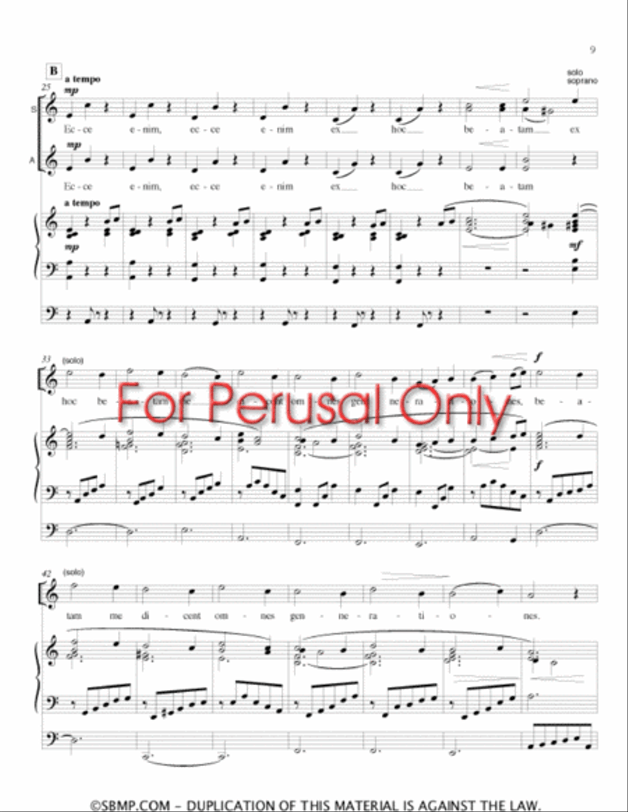 Magnificat - SSAA Choral Book SSAA scores gallery preview page 12