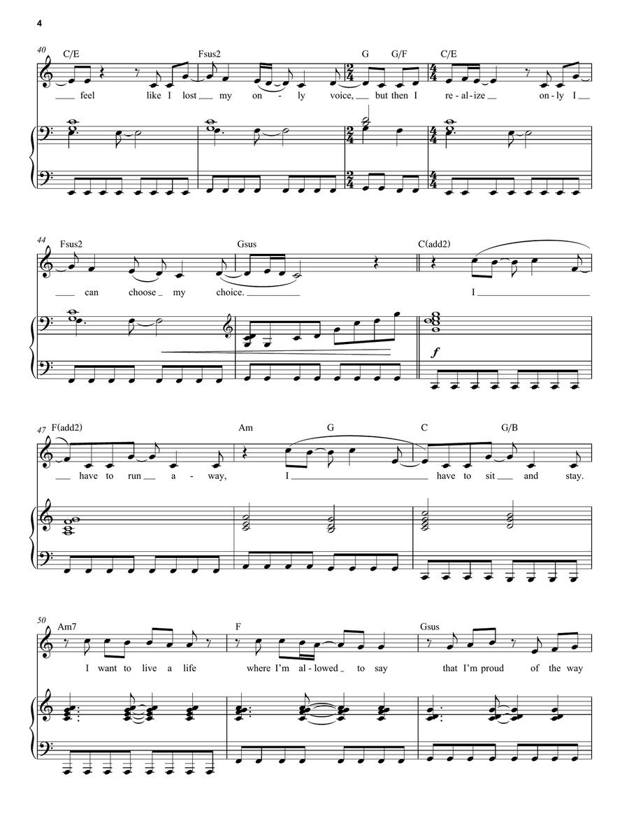 My Days (from The Notebook) Voice scores gallery preview page 4