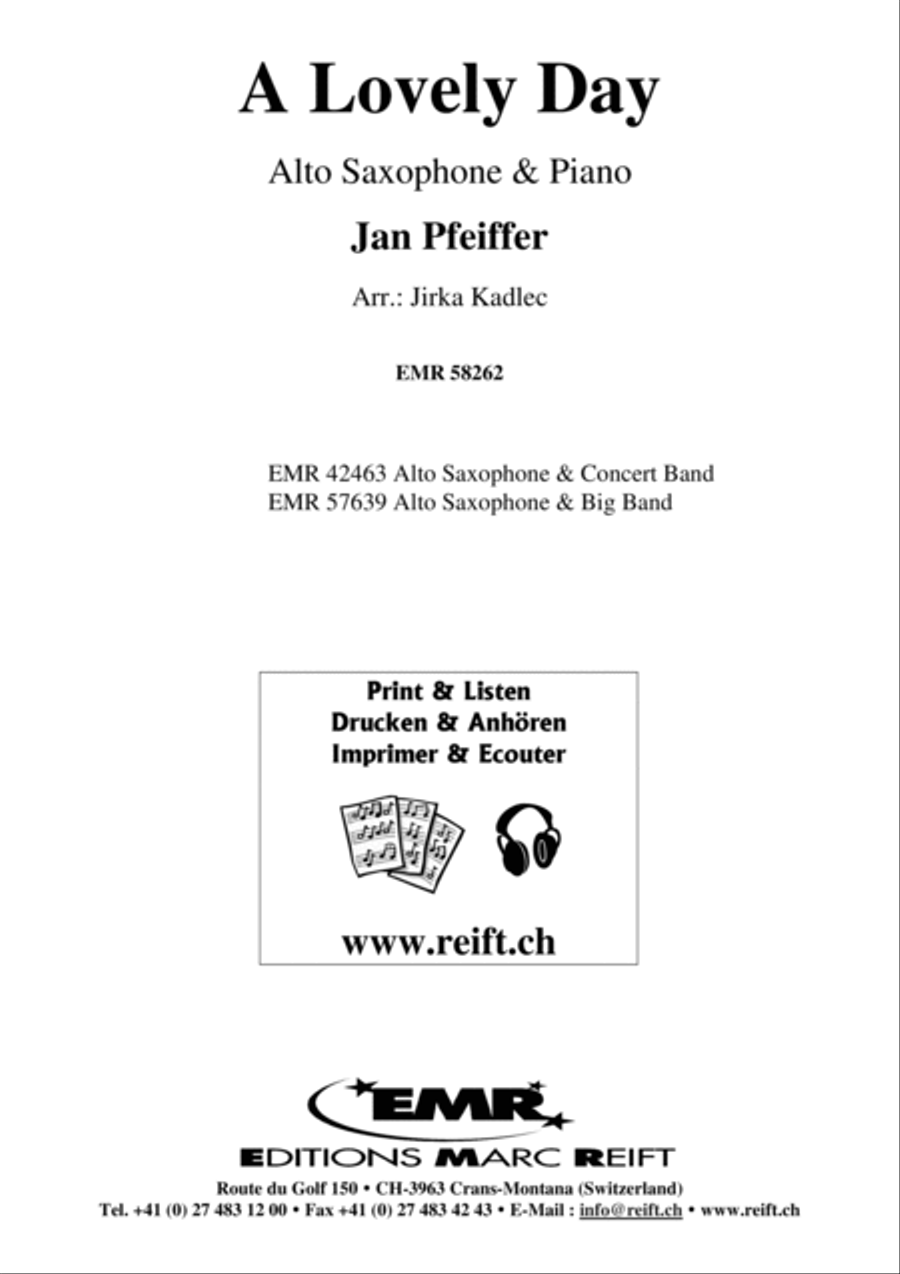 A Lovely Day Alto Saxophone scores gallery preview page 2
