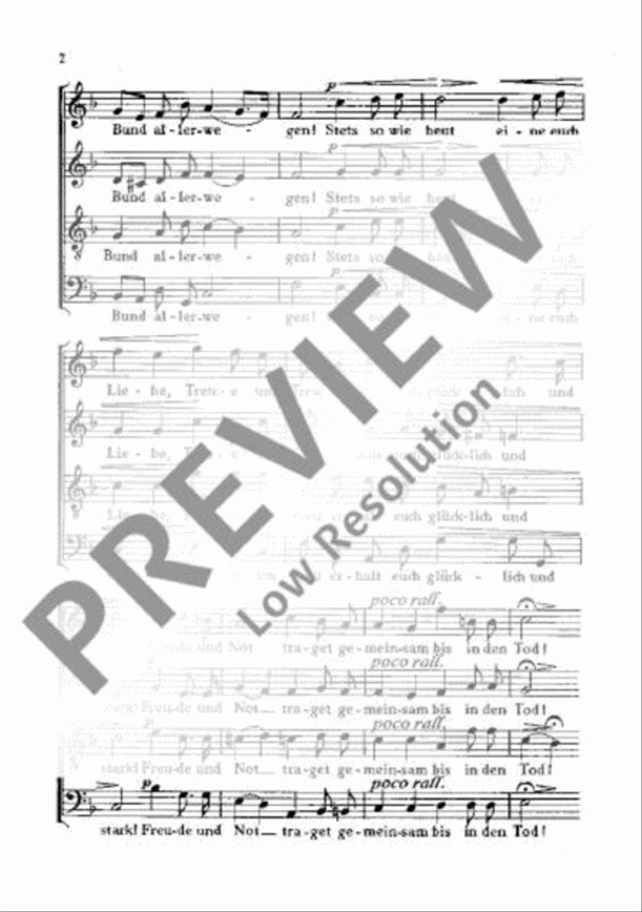Trauungsgesang Trauungsgesang 4-Part scores gallery preview page 3