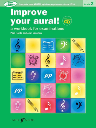 Book cover for Improve Your Aural! Grade 2 Book/CD