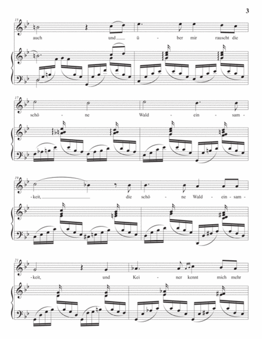Liederkreis, Op. 39 (in 2 high keys)