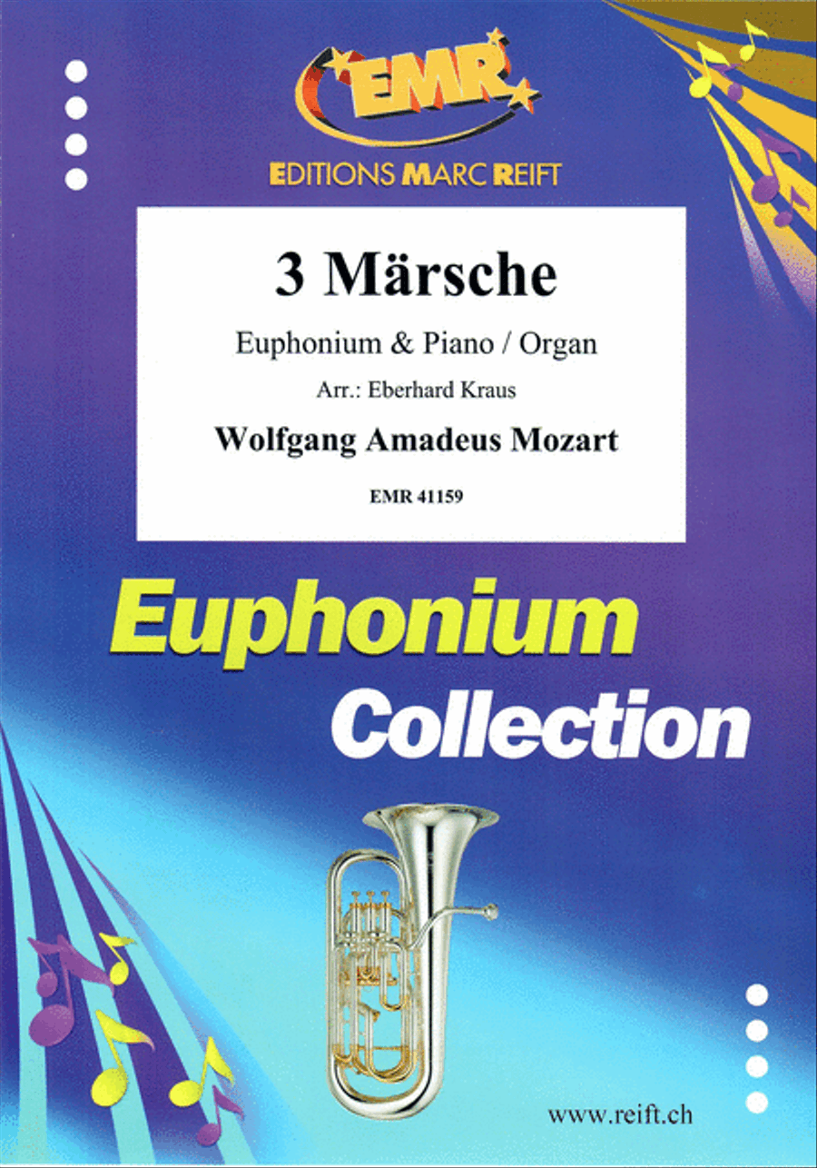 3 Marsche 3 Marsche Euphonium scores gallery preview page 1