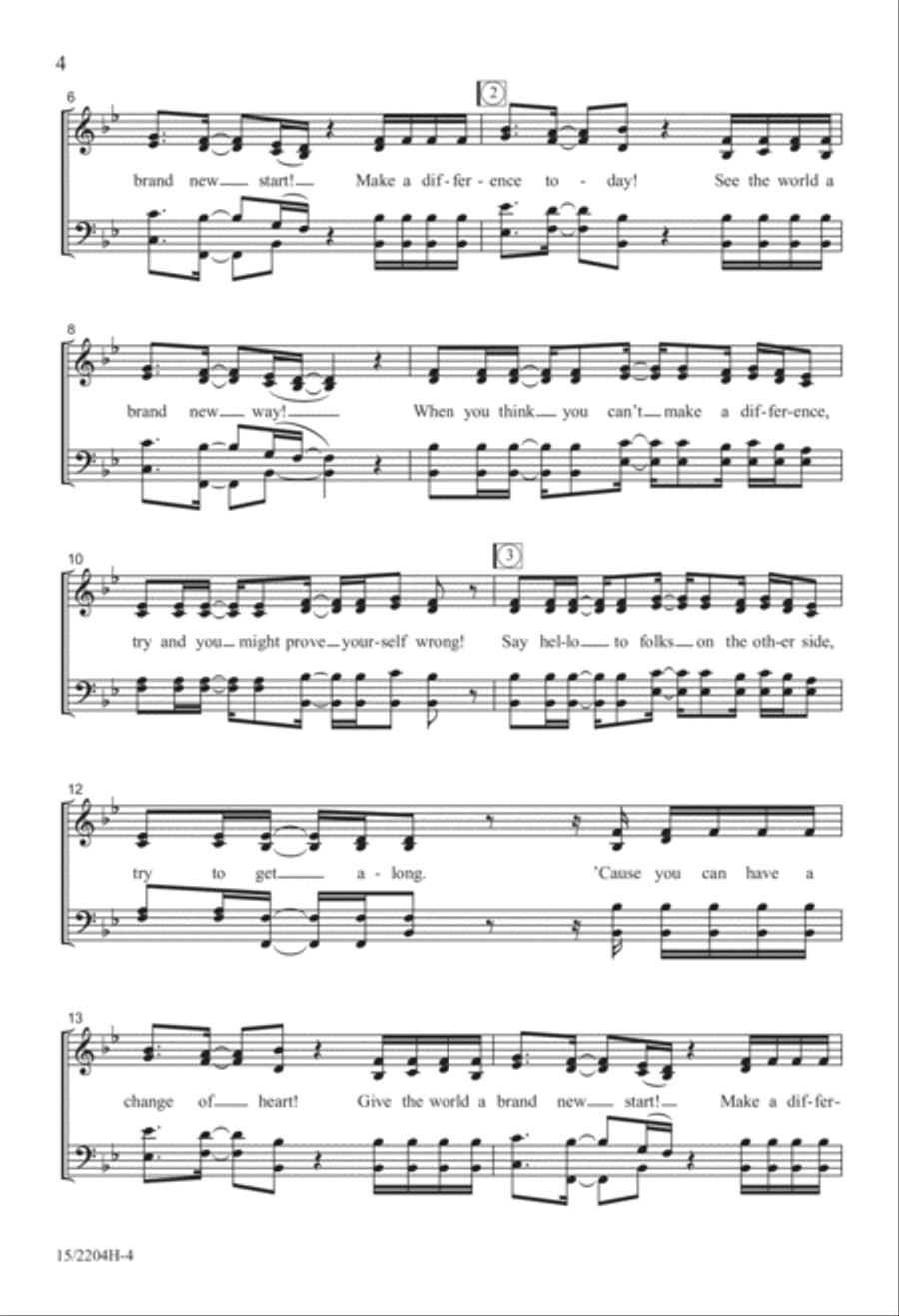 Change of Heart 4-Part scores gallery preview page 2