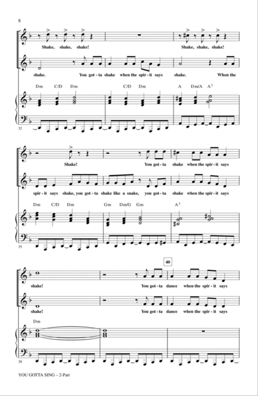 You Gotta Sing You Gotta Sing 2-Part scores gallery preview page 6