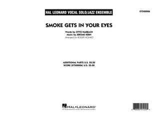 Smoke Gets In Your Eyes (arr. Roger Holmes) - Conductor Score (Full Score)