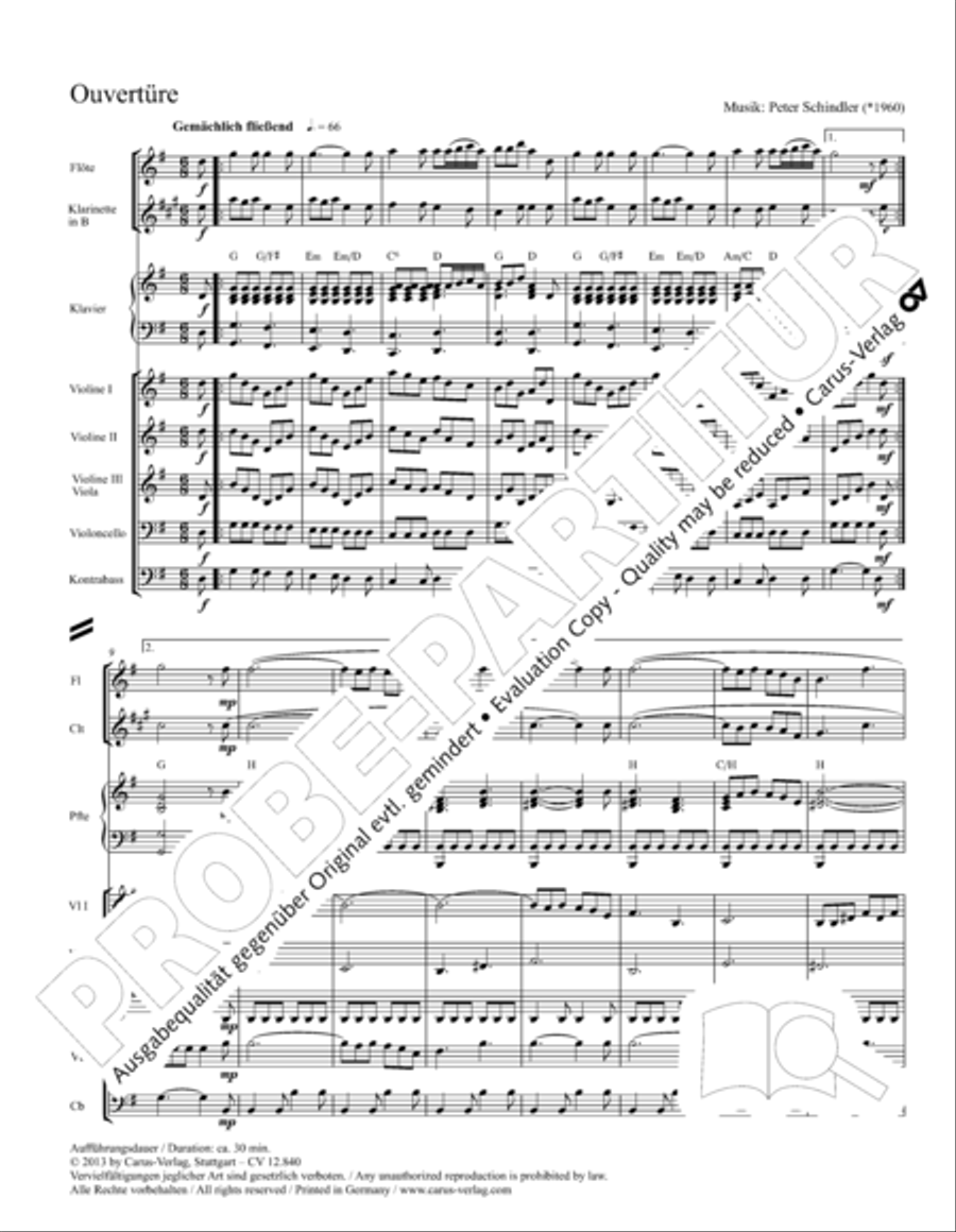 Ochs und Esel wissen mehr Orchestra scores gallery preview page 6