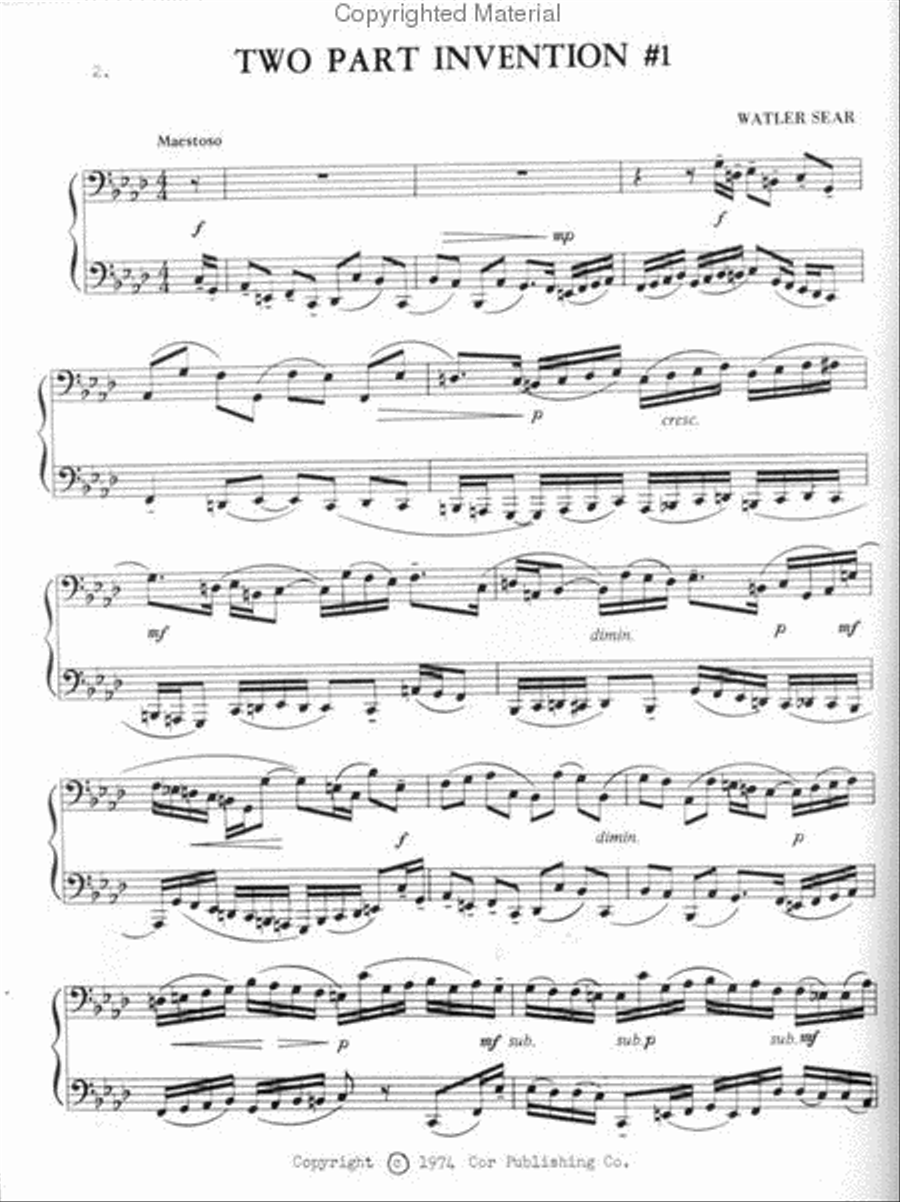 Advanced Duets for Tuba, Volume 2 Brass Duet scores gallery preview page 2
