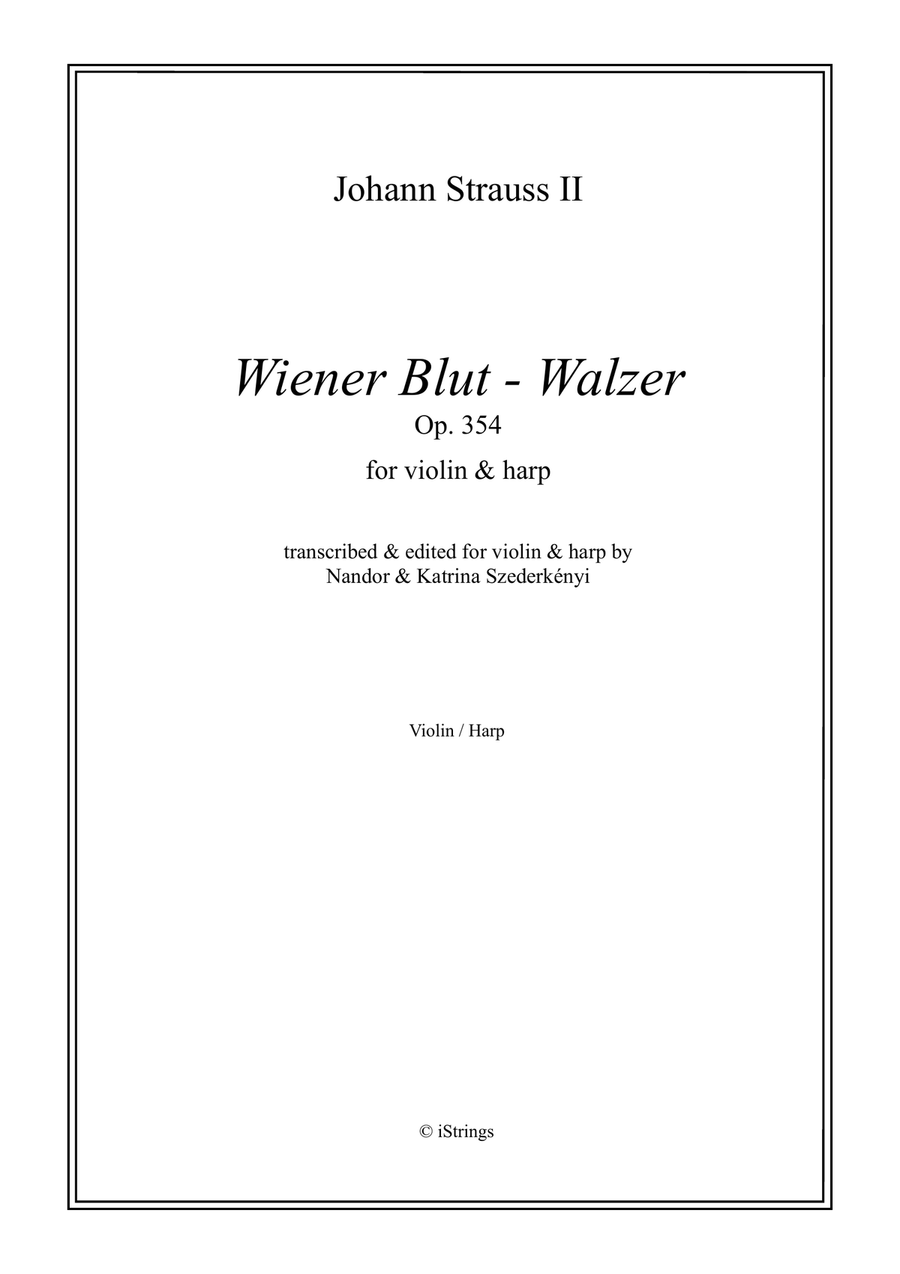 Wiener Blut - Waltz Wiener Blut - Waltz String Duet scores gallery preview page 1