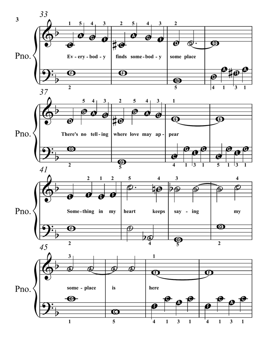 Everybody Loves Somebody Piano Method scores gallery preview page 3