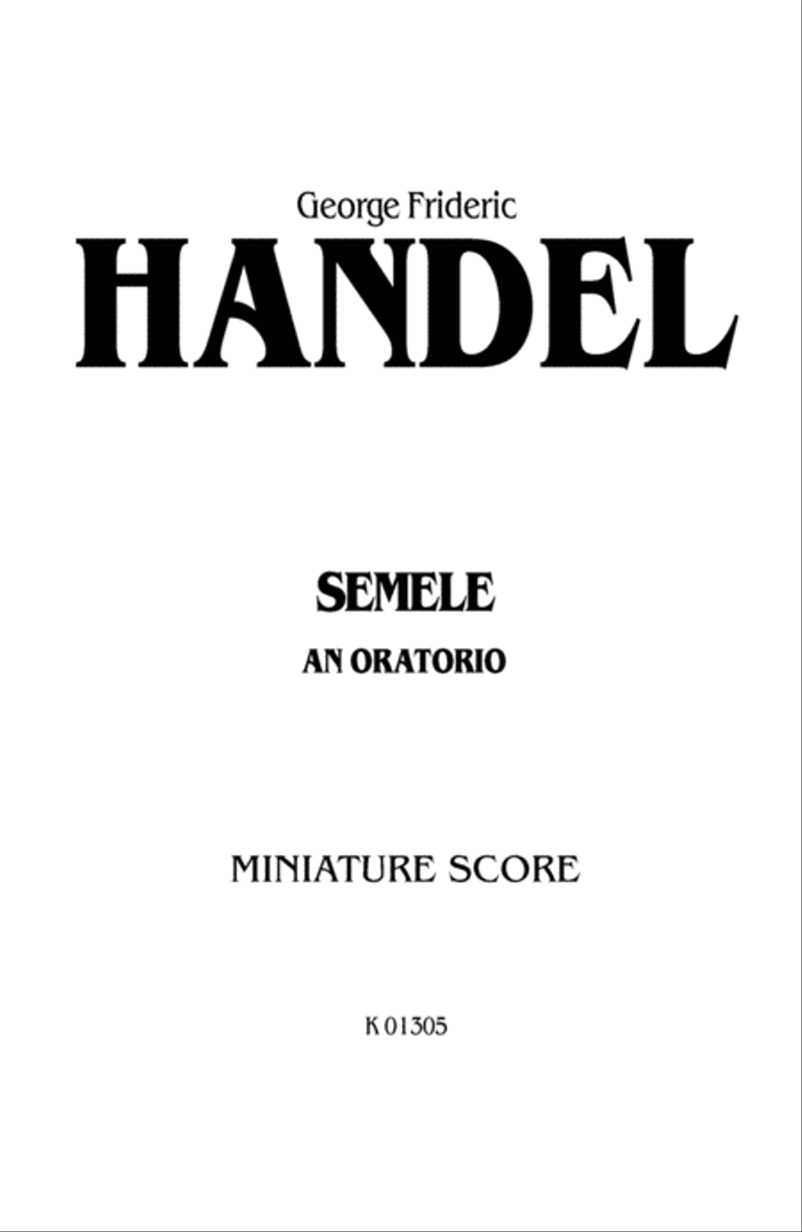 Semele (1744) Choir scores gallery preview page 2