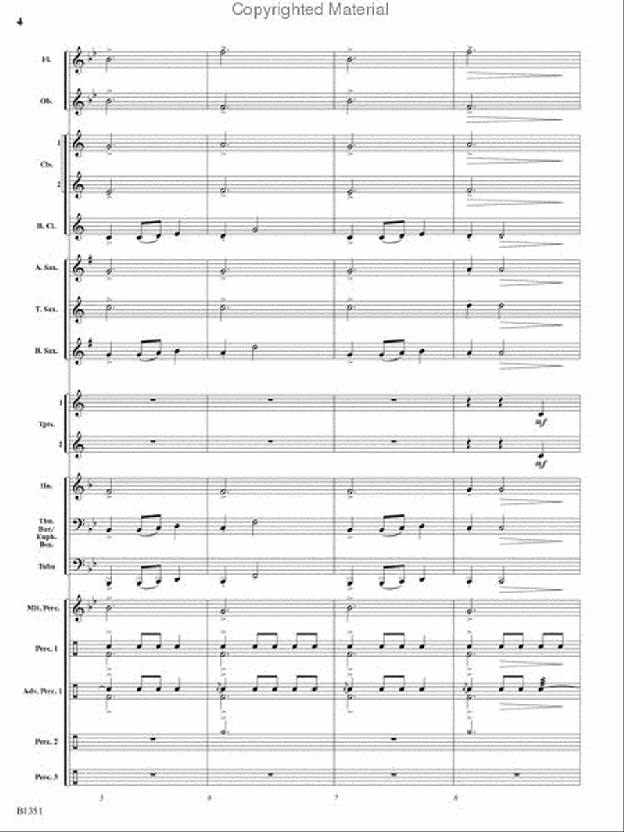 A Canterbury Christmas Concert Band scores gallery preview page 3