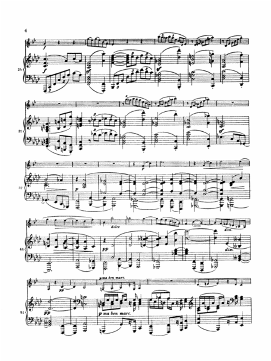 Brahms: Sonata No. 1 in F Minor, Op. 120 Part scores gallery preview page 4