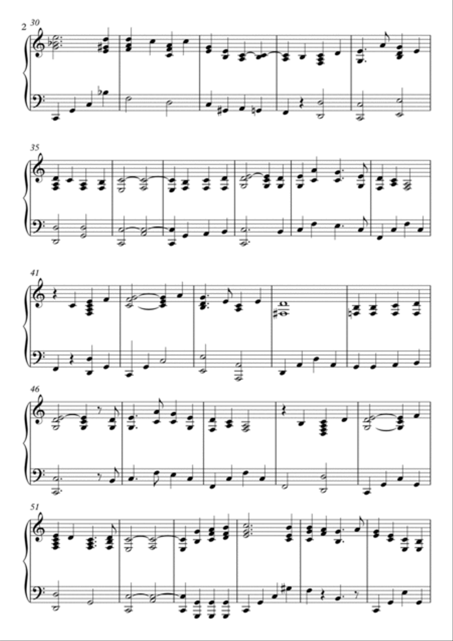 Danny Boy Piano Solo scores gallery preview page 2