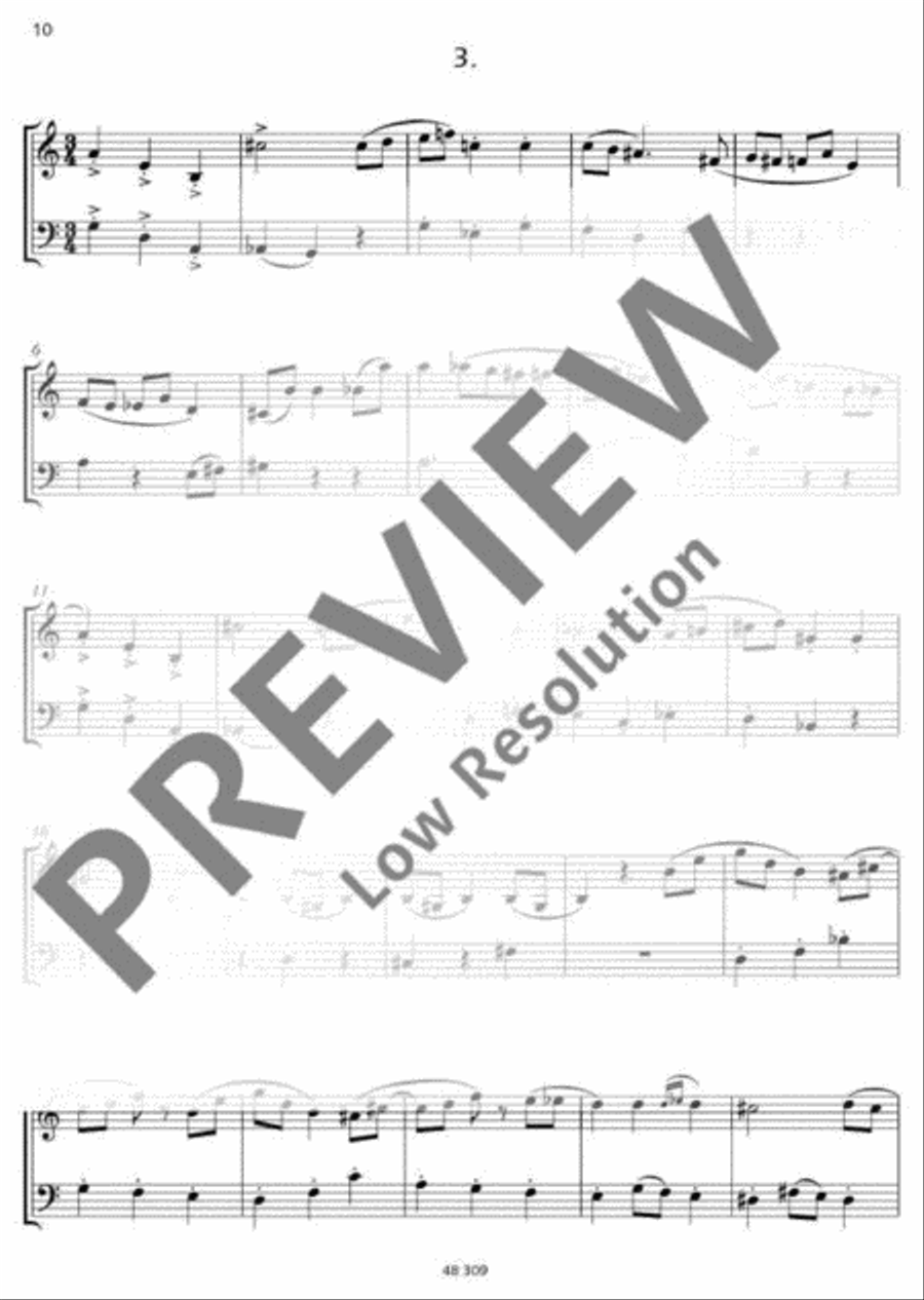 Musikalisches Blumengärtlein und Leyptziger Allerley Clarinet scores gallery preview page 11