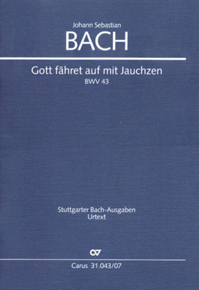 Book cover for God goeth up with shouting (Gott fahret auf mit Jauchzen)