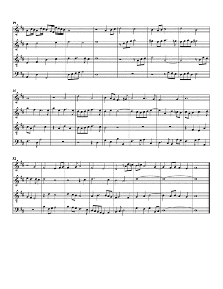 Est ist das Heil uns kommen her (arrangement for 4 recorders) Recorder scores gallery preview page 4
