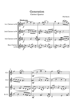 Generation - Clarinet Quartet