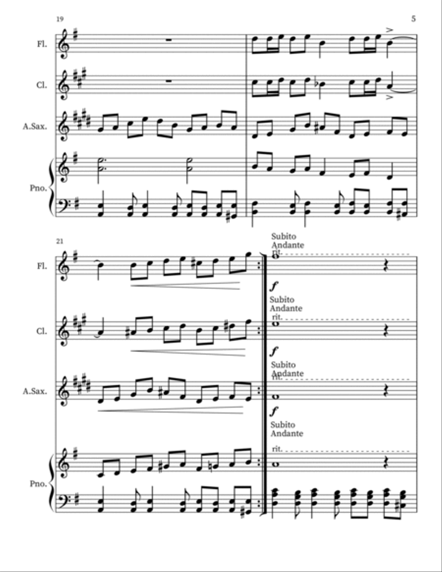 No Cheese Needed No Cheese Needed Small Ensemble scores gallery preview page 5