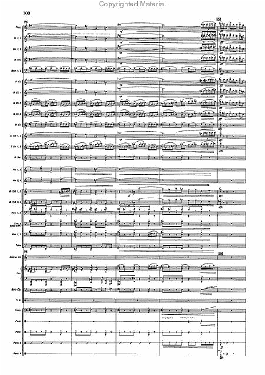 Concertango Concert Band scores gallery preview page 101