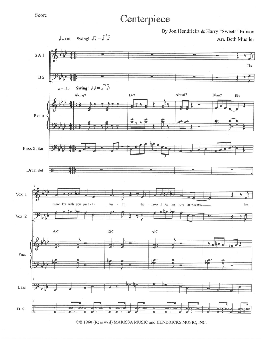 Centerpiece 3-Part scores gallery preview page 1
