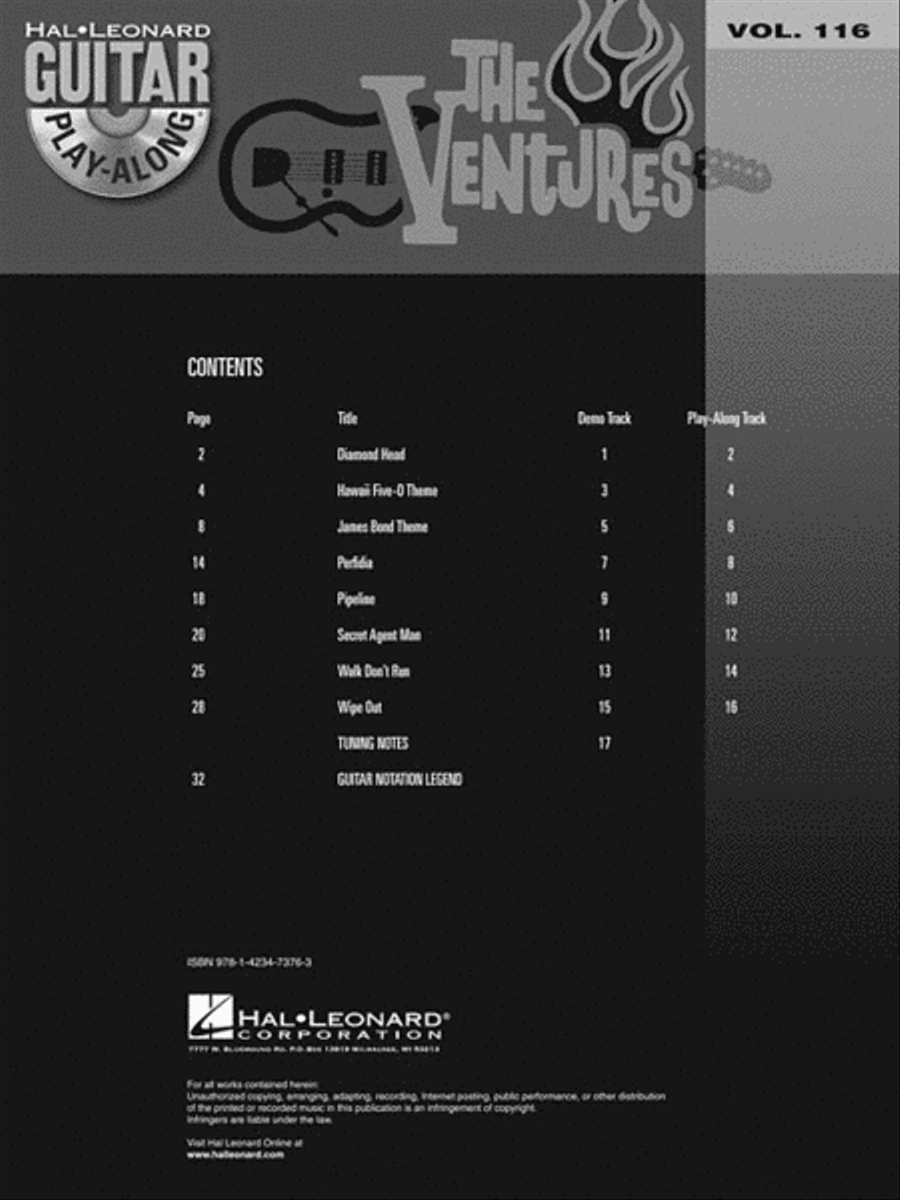 The Ventures The Ventures Electric Guitar scores gallery preview page 4
