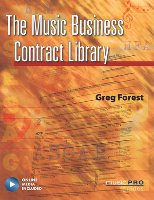 Book cover for The Music Business Contract Library