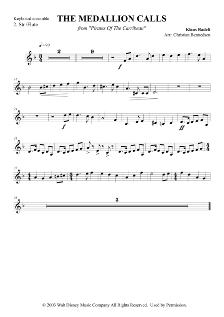 The Medallion Calls Large Ensemble scores gallery preview page 5