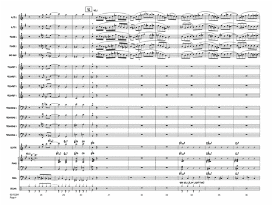 Give My Regards to Broadway Jazz Ensemble scores gallery preview page 6