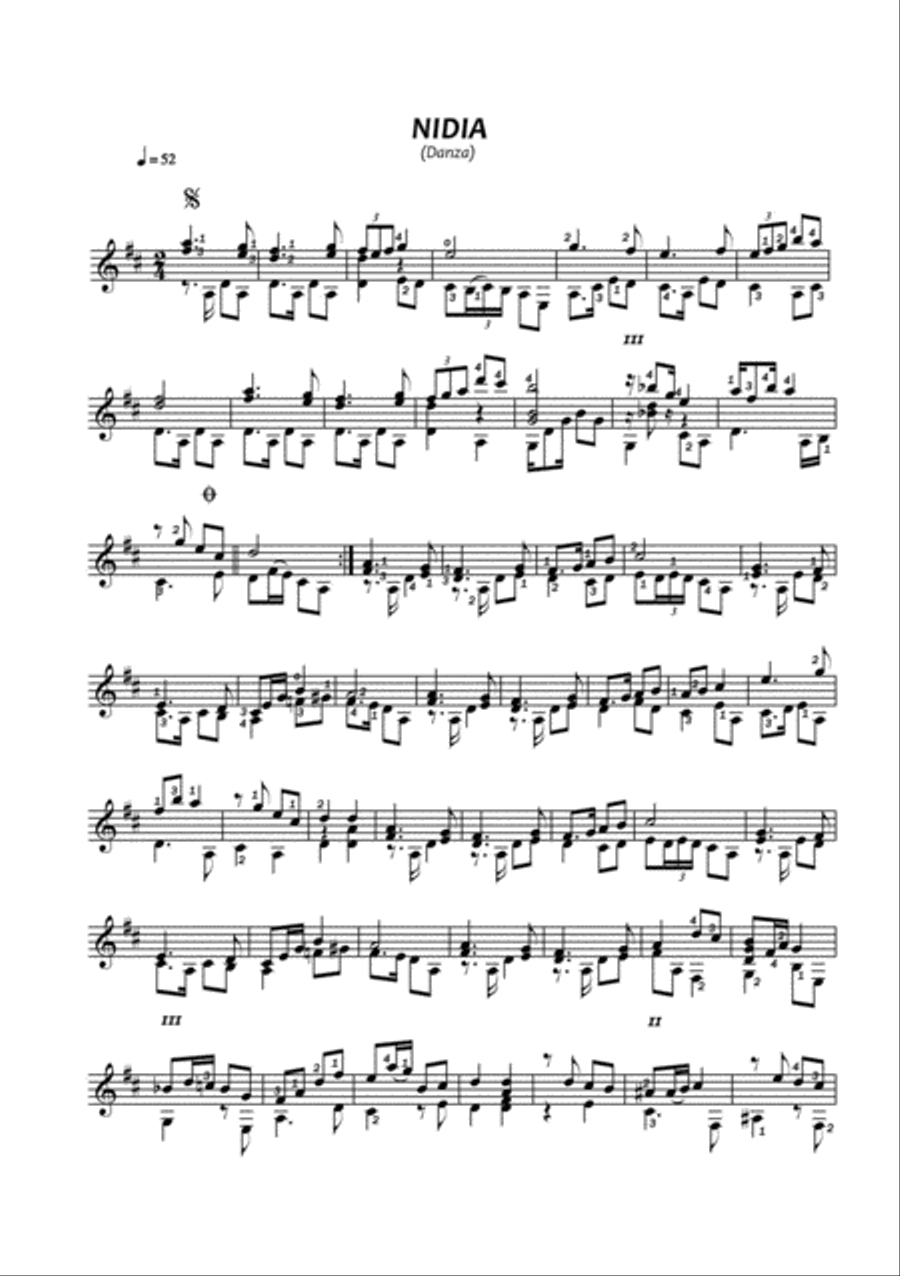 Suite Colombiana No. 3 for Guitar Classical Guitar scores gallery preview page 3