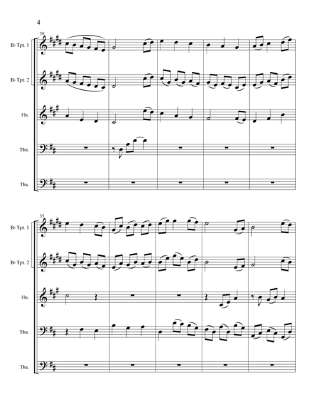 Fantasia for Christmas (brass quintet)
