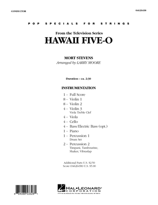 Hawaii Five-O - Full Score