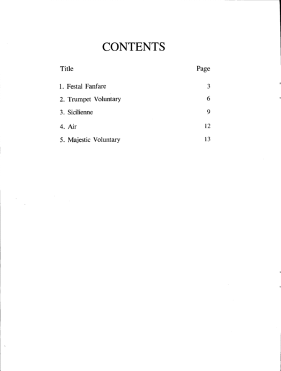 Ceremonial Suite Organ scores gallery preview page 2