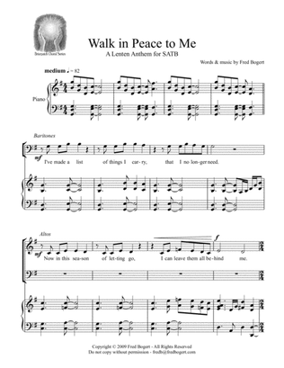 Book cover for Walk In Peace to Me