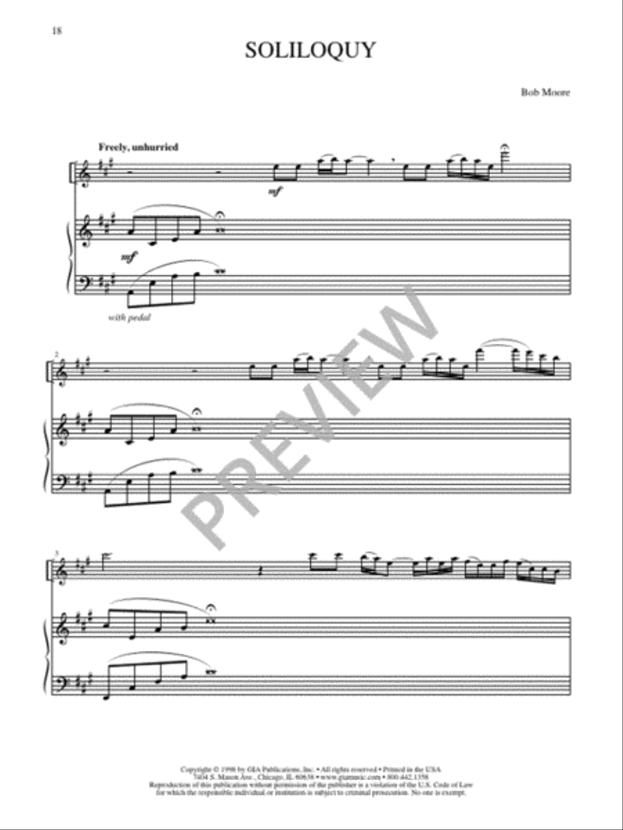 Five More Liturgical Meditations C Instrument scores gallery preview page 20