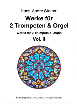Book cover for Works for 2 Trumpets & Organ Vol. II