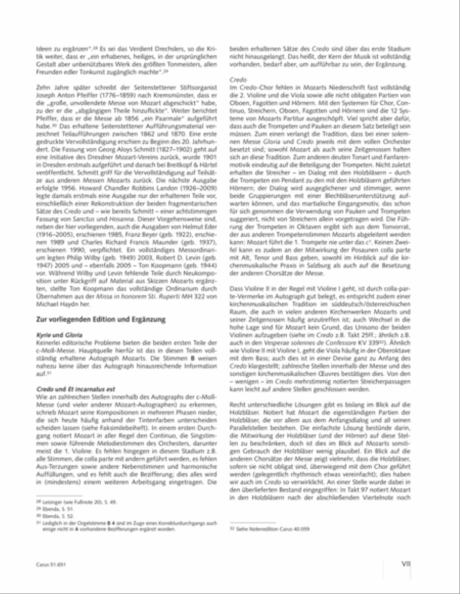 C Minor Mass, K. 427 (Missa in c KV 427) 4-Part scores gallery preview page 8