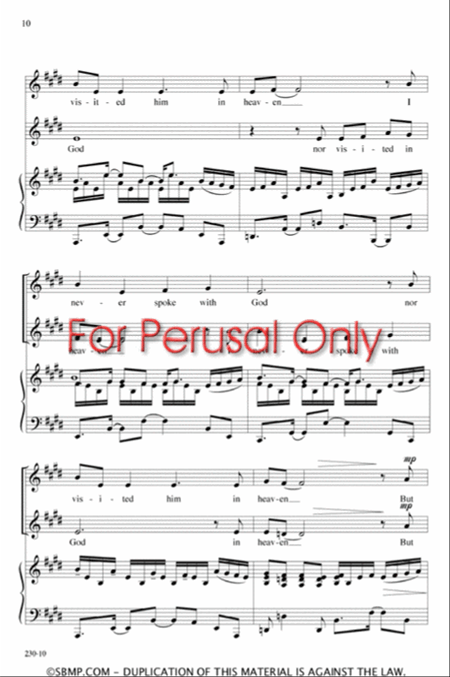 Two Poems of Emily Dickinson - SA Octavo SA scores gallery preview page 9